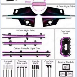 kit lumini ambientale audi a5 8t (2010 2019)