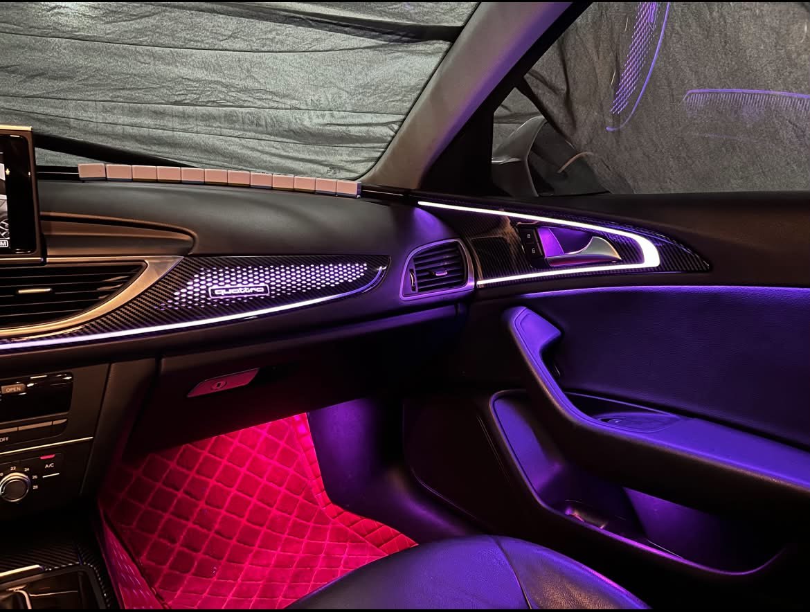 kit lumini ambientale audi a6 c7, a7 4g (2010 2019) kit lumini ambientale audi a6 c7, a7 4g (2010 2019)