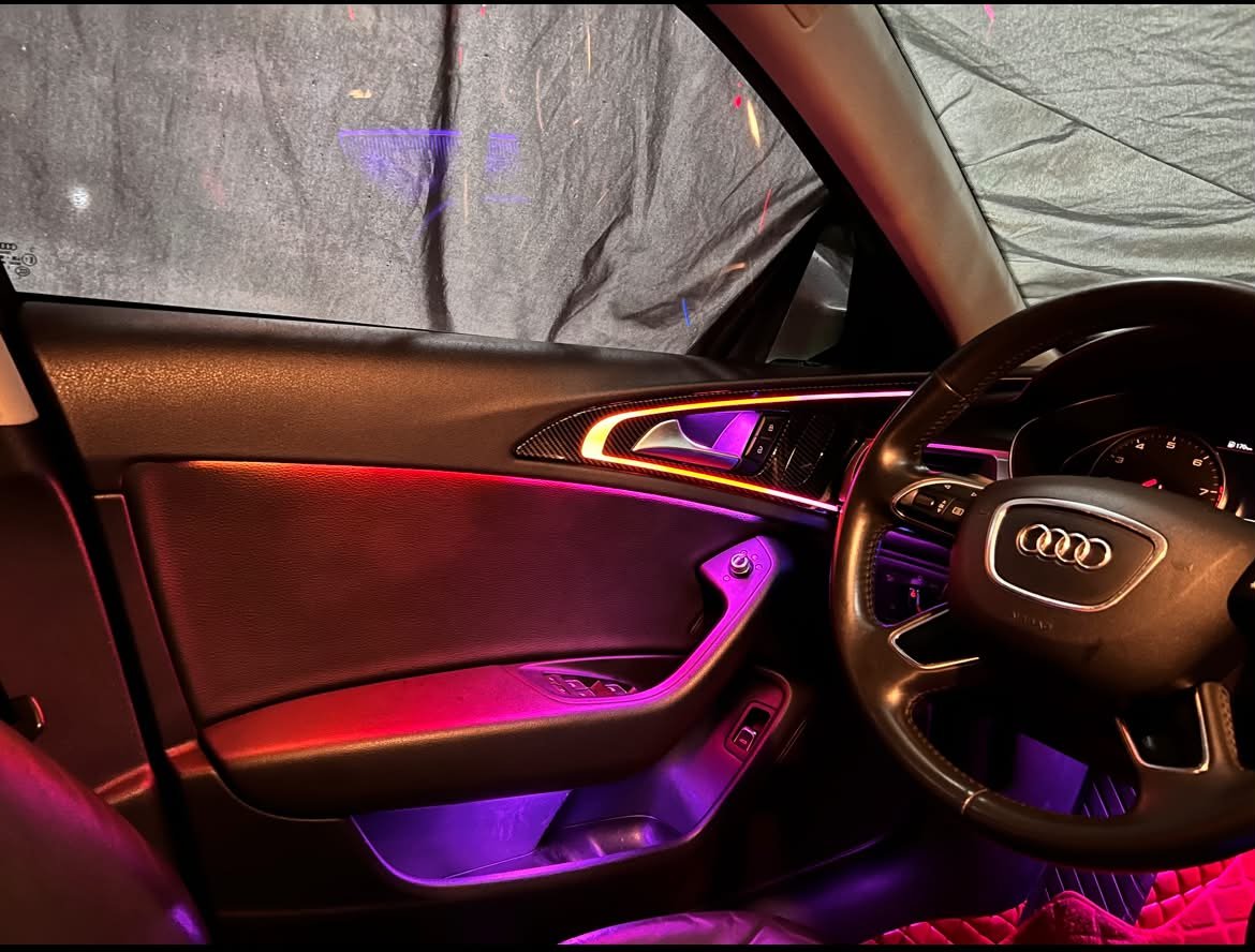 kit lumini ambientale audi a6 c7, a7 4g (2010 2019) kit lumini ambientale audi a6 c7, a7 4g (2010 2019)